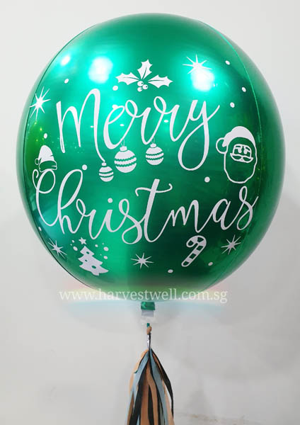 Merry Christmas Santa Customize ORBZ Balloon
